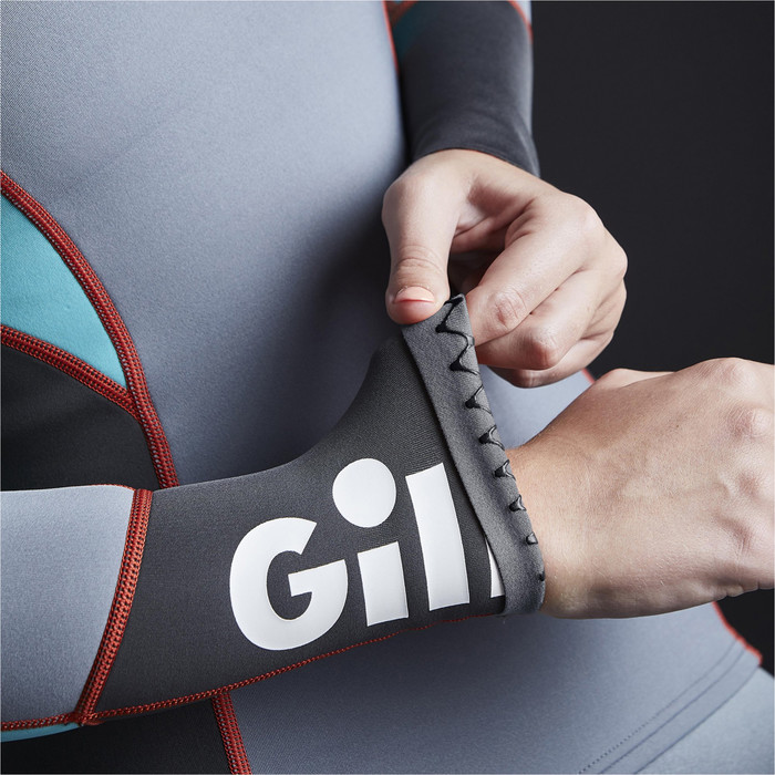 2024 Gill Womens Zenlite 1.5mm Flatlock Neoprene Top 5003W - Steel Grey